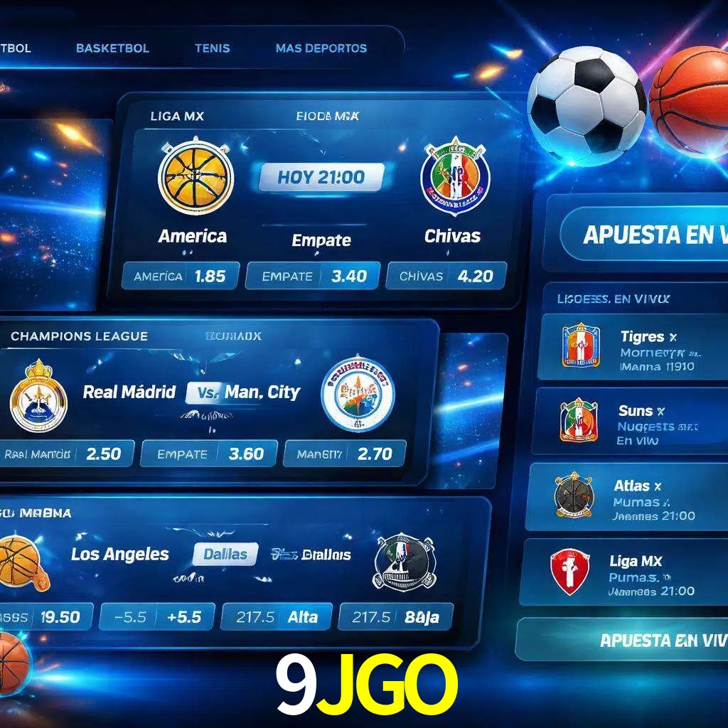 Mercados de apuestas deportivas 9JGO para jugadores en México